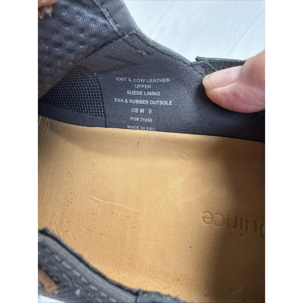 Quince Men Engineered Mesh Slip-On Sneaker Charcoal Shoes 9 M